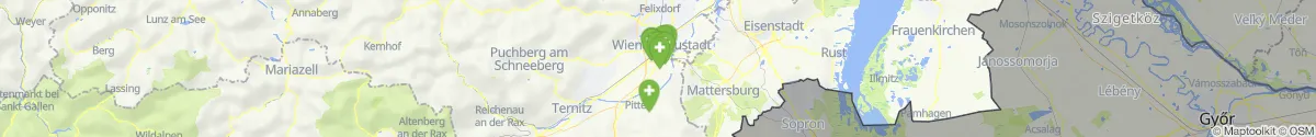 Map view for Pharmacies emergency services nearby Lanzenkirchen (Wiener Neustadt (Land), Niederösterreich)